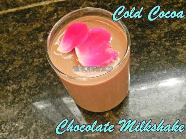 Cold Cocoa Recipe: Chocolate Milk Shake Recipe